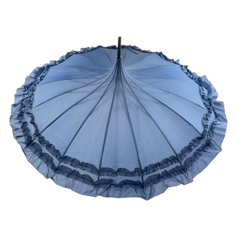 Slim Pagoda Frill Umbrella
