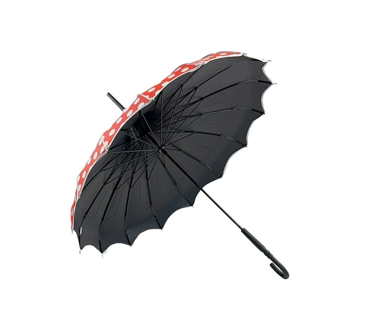 Polka Dot Pagoda Umbrella