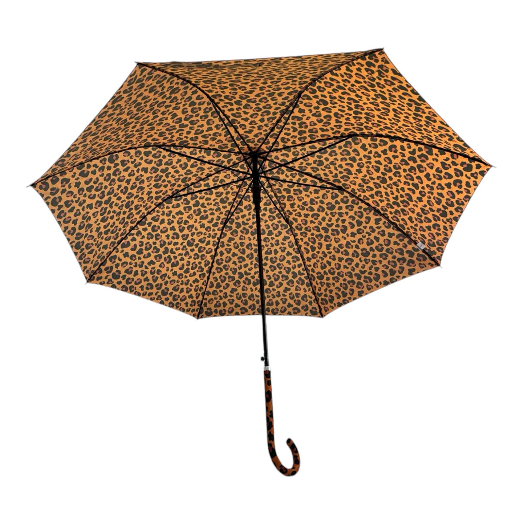 Retro Leopard Print Umbrella