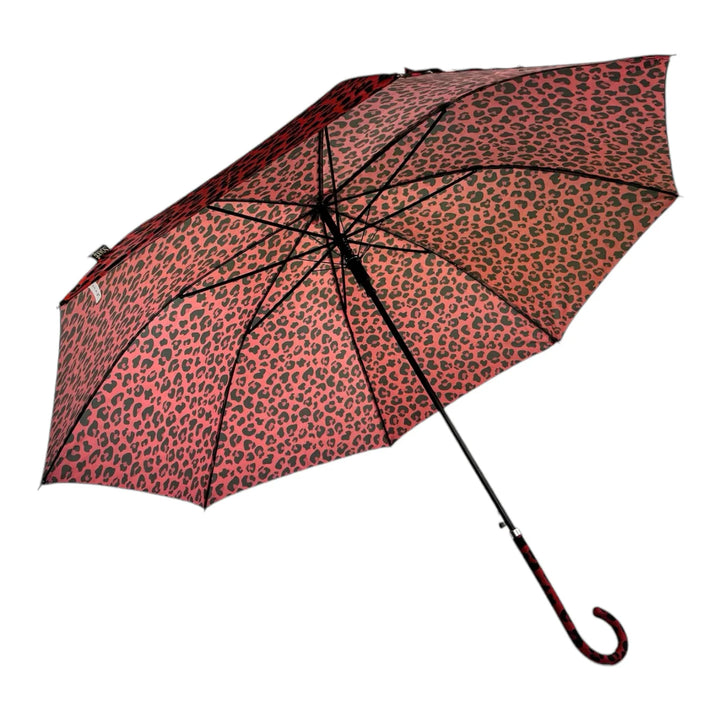 Retro Leopard Print Umbrella