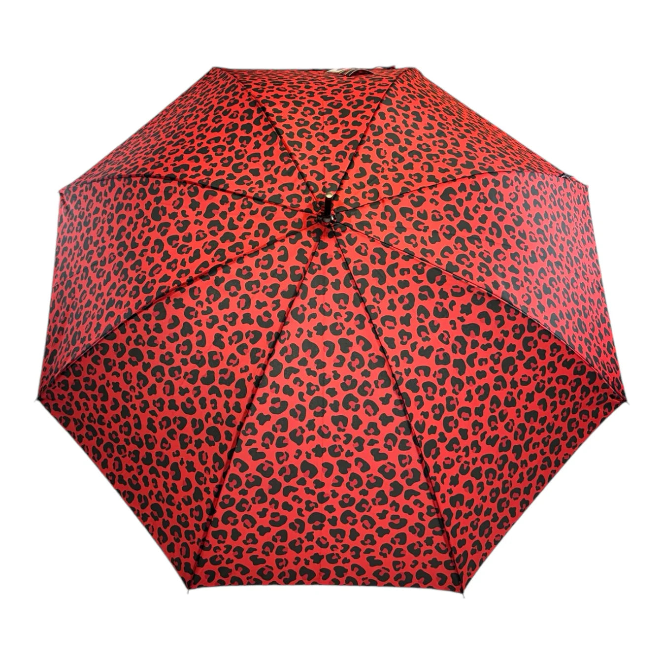 Retro Leopard Print Umbrella