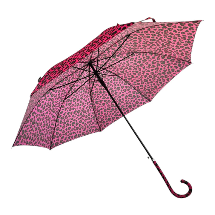 Retro Leopard Print Umbrella