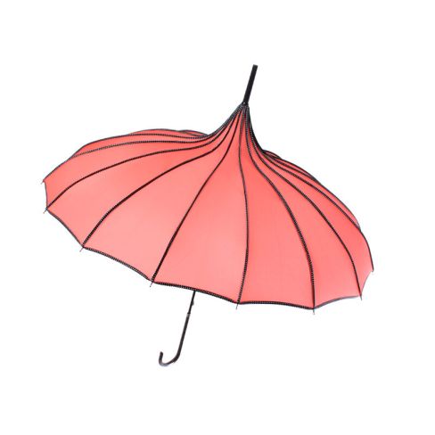 Pagoda Ribbed Umbrella