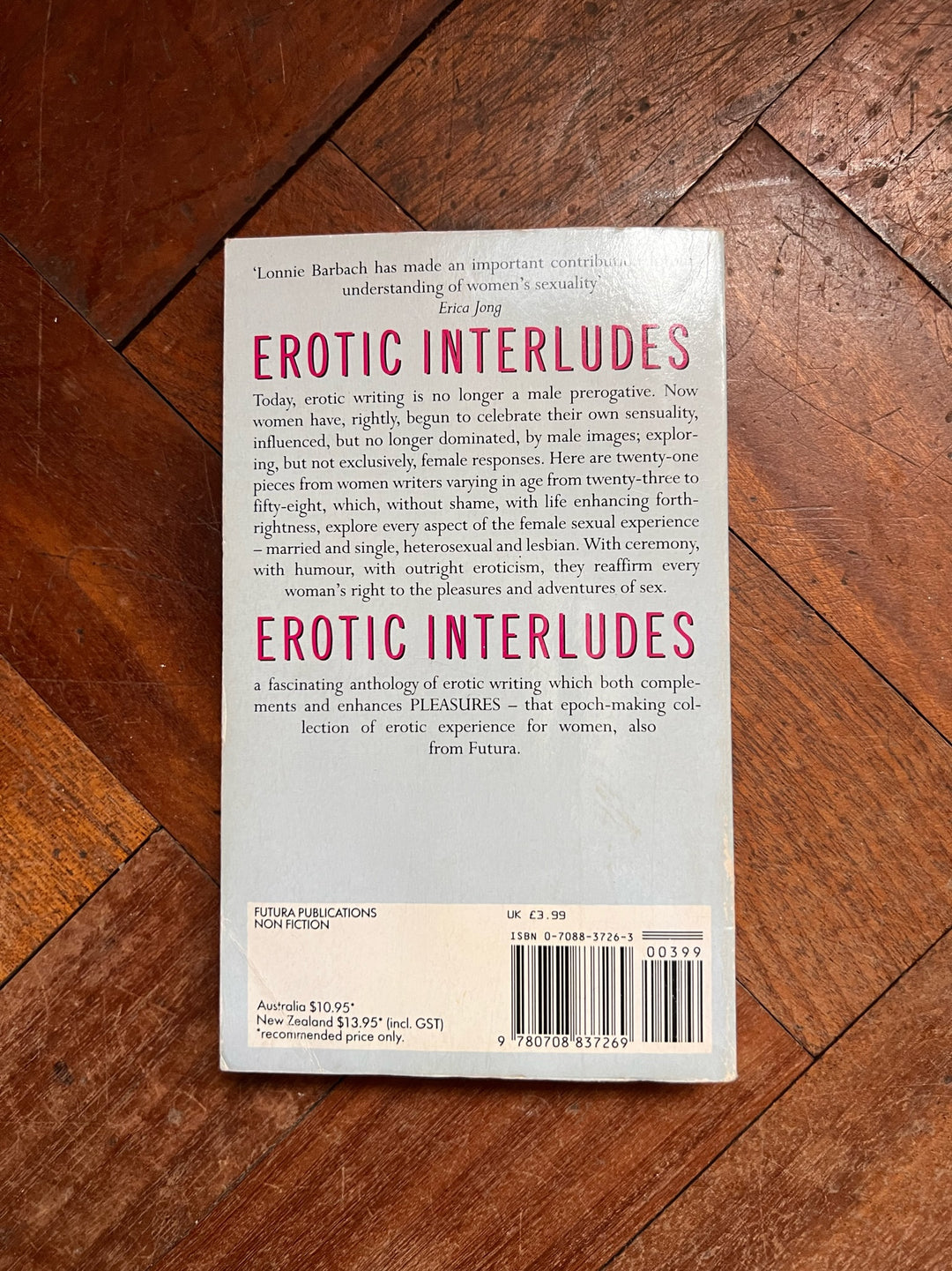 Erotic Interludes Tales Told by Woman - Lonnie Barbach