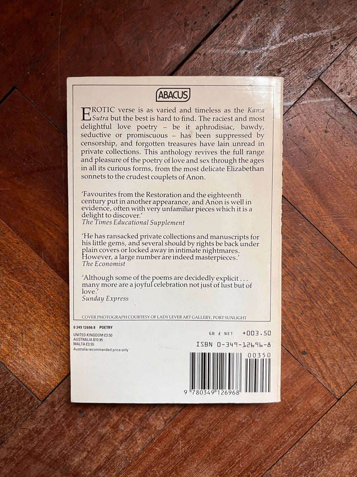 An Anthology of Erotic Verse - Derek Parker