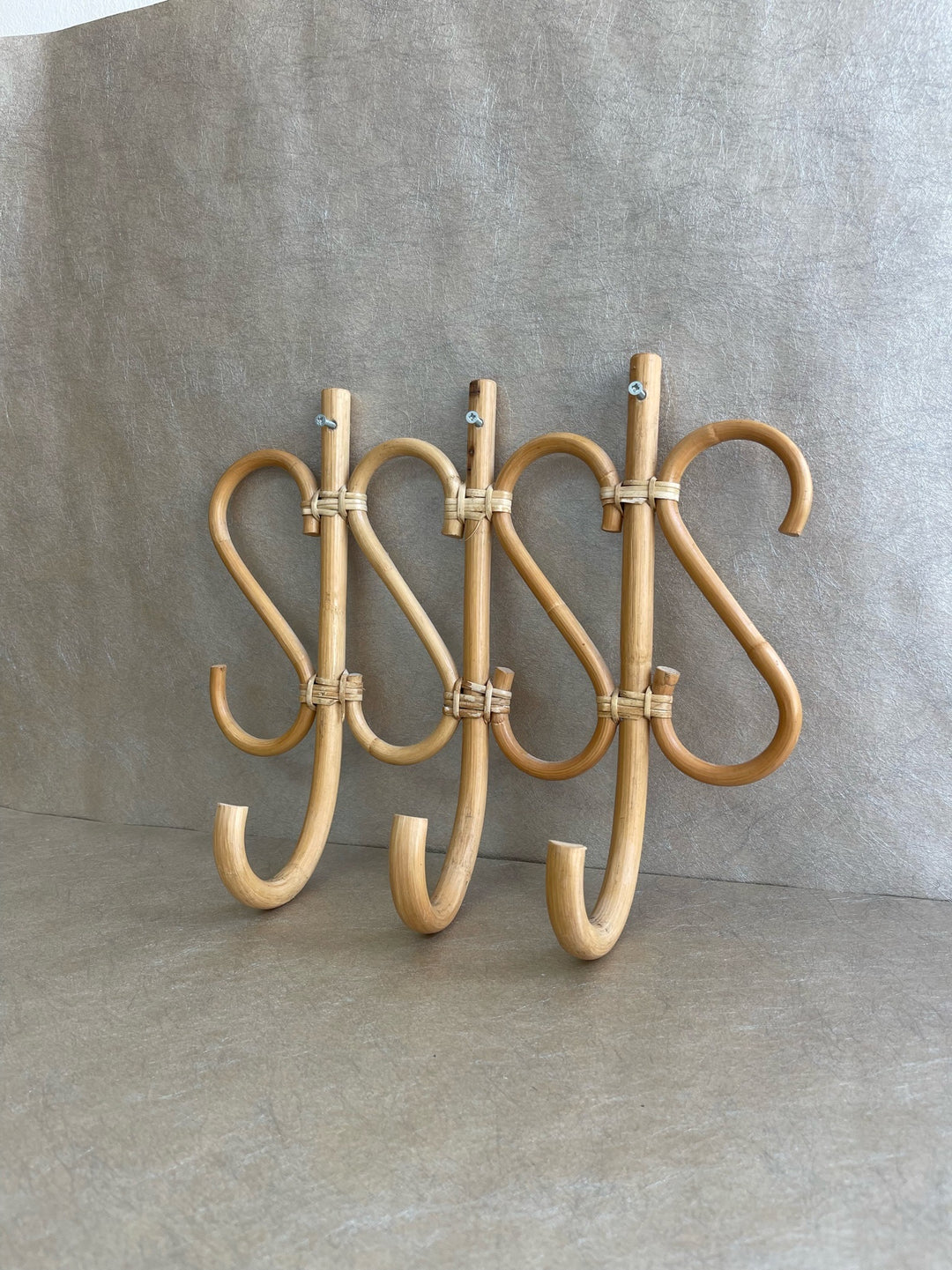 Bamboo & Cane Coat Hooks