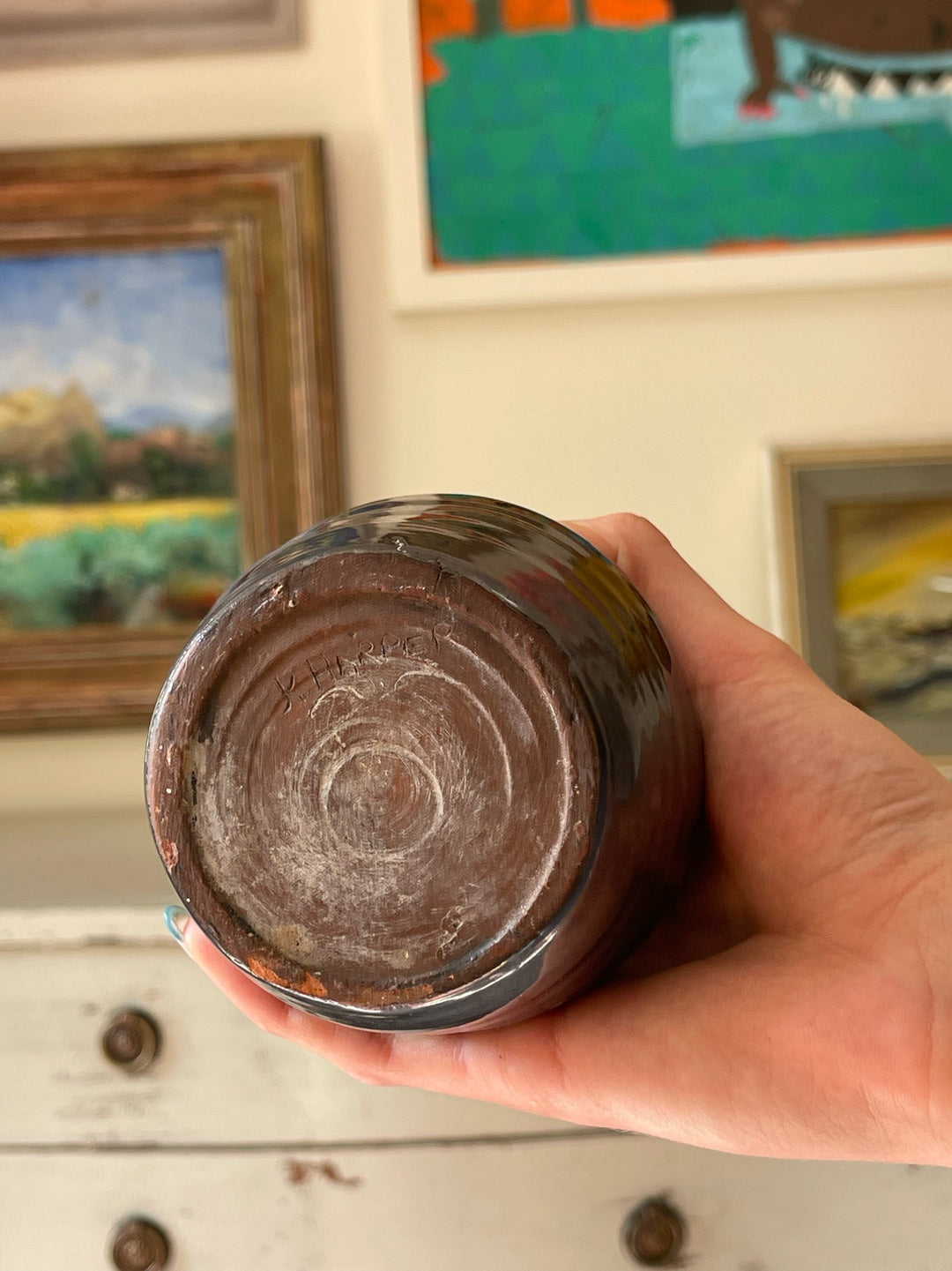 Black Organic Bud Vase