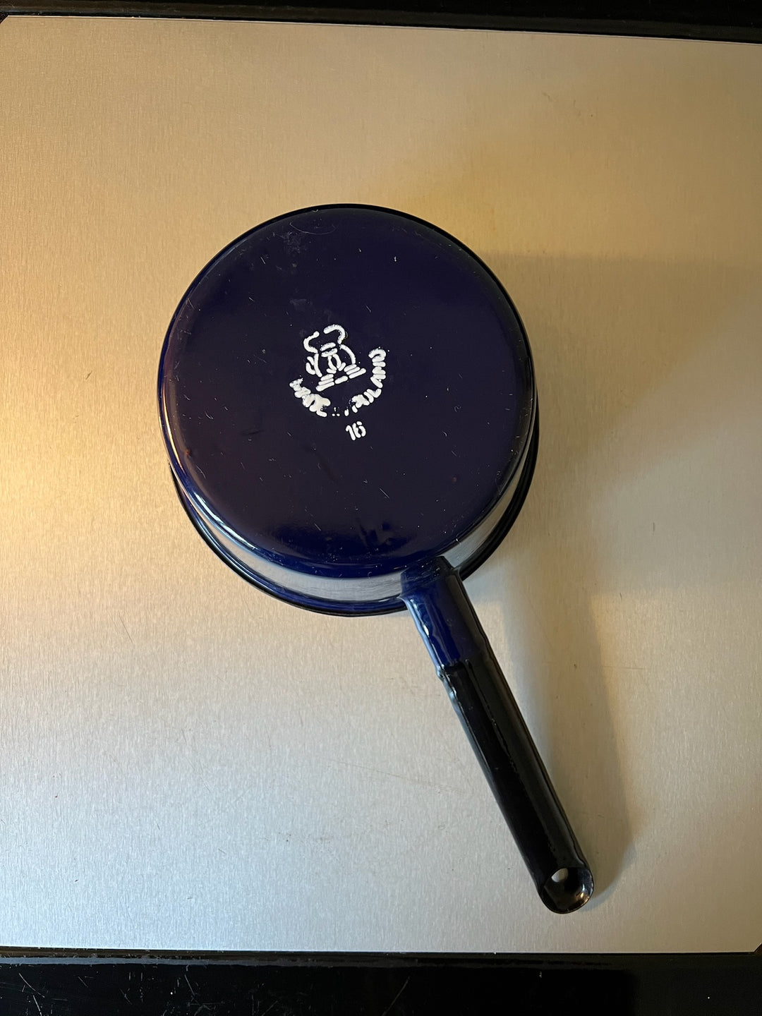 Blue Enamel Pan