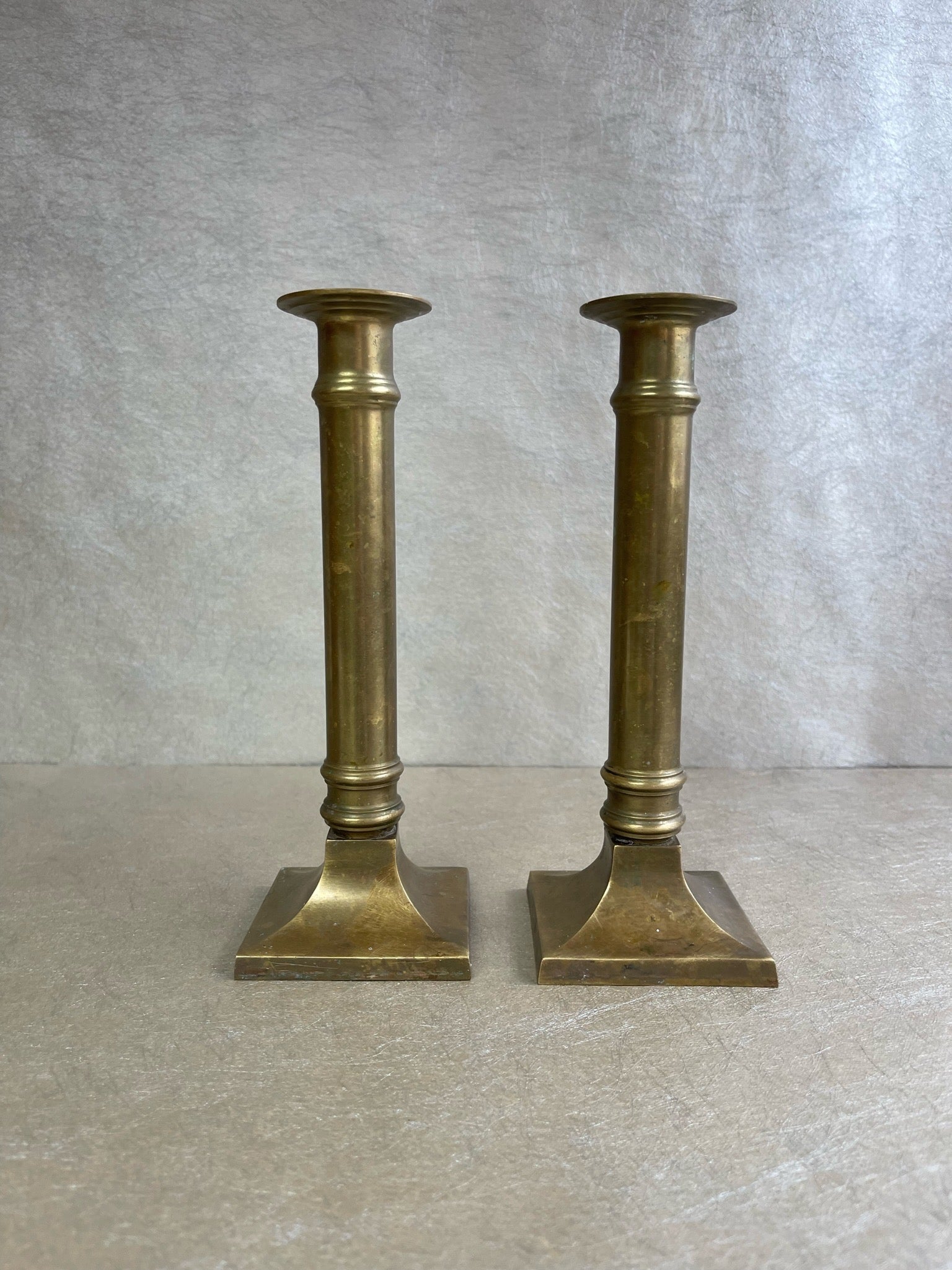 Brass Pillar Candlestick