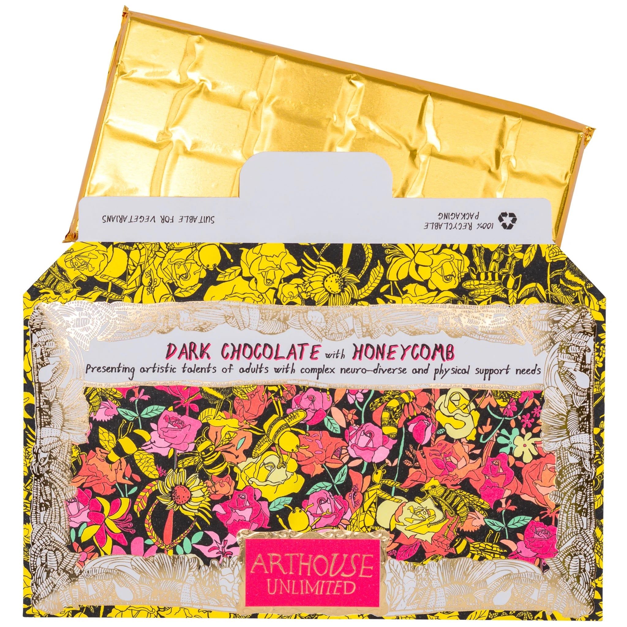 Dark Chocolate with Honeycomb Bar - ARTHOUSE UNLIMITED