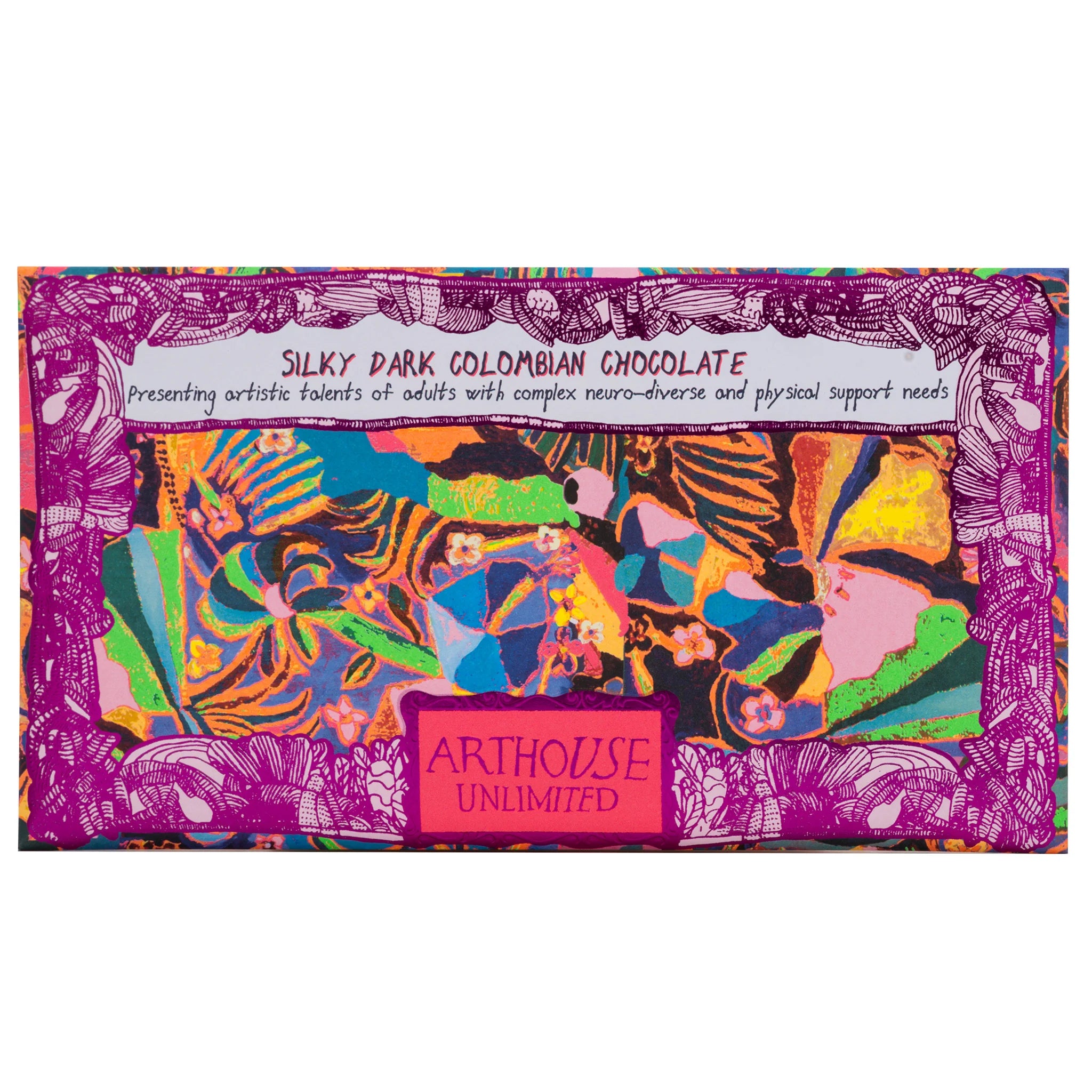 Silky Dark Colombian Chocolate Bar - ARTHOUSE UNLIMITED 