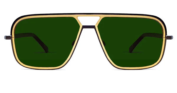 Congleton Gold / Dark Green - Spitfire Glasses