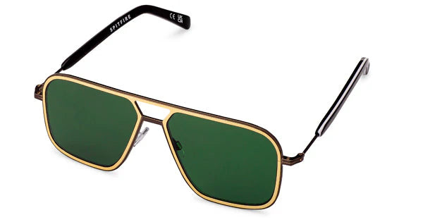 Congleton Gold / Dark Green - Spitfire Glasses