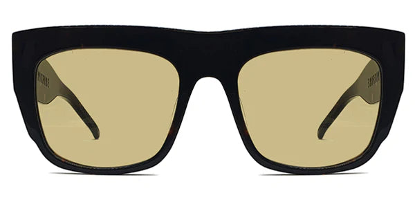 Cut 117 Black / Medium Brown - Spitfire Glasses