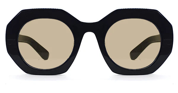 Cut 118 Black / Medium Brown - Spitfire Glasses