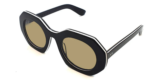 Cut 118 Black / Medium Brown - Spitfire Glasses