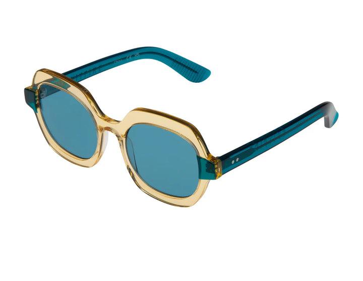 Cut 133 Tan / Marine / Turquoise - Spitfire Glasses