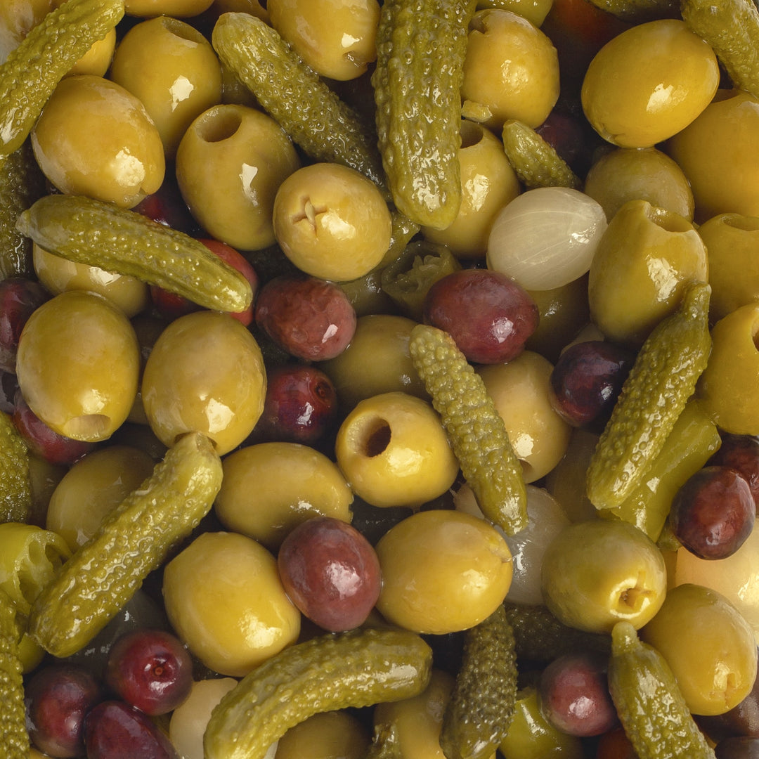 Cocktail Picante Olives and Pickles