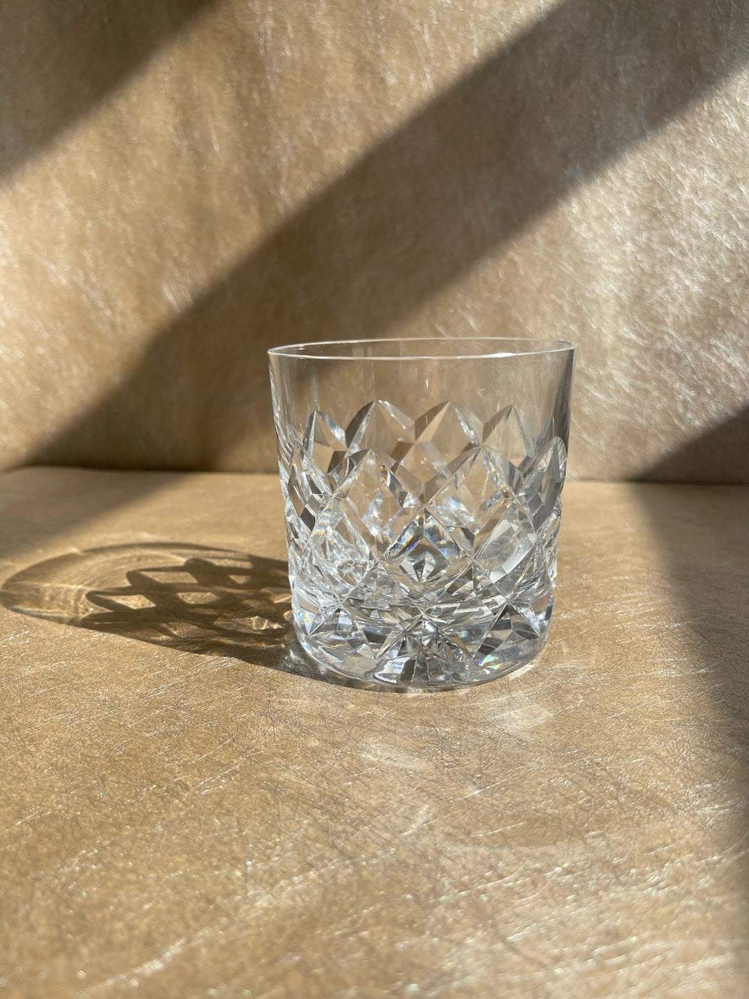 Antique Old Fashioned Whiskey Tumblers Set of Six