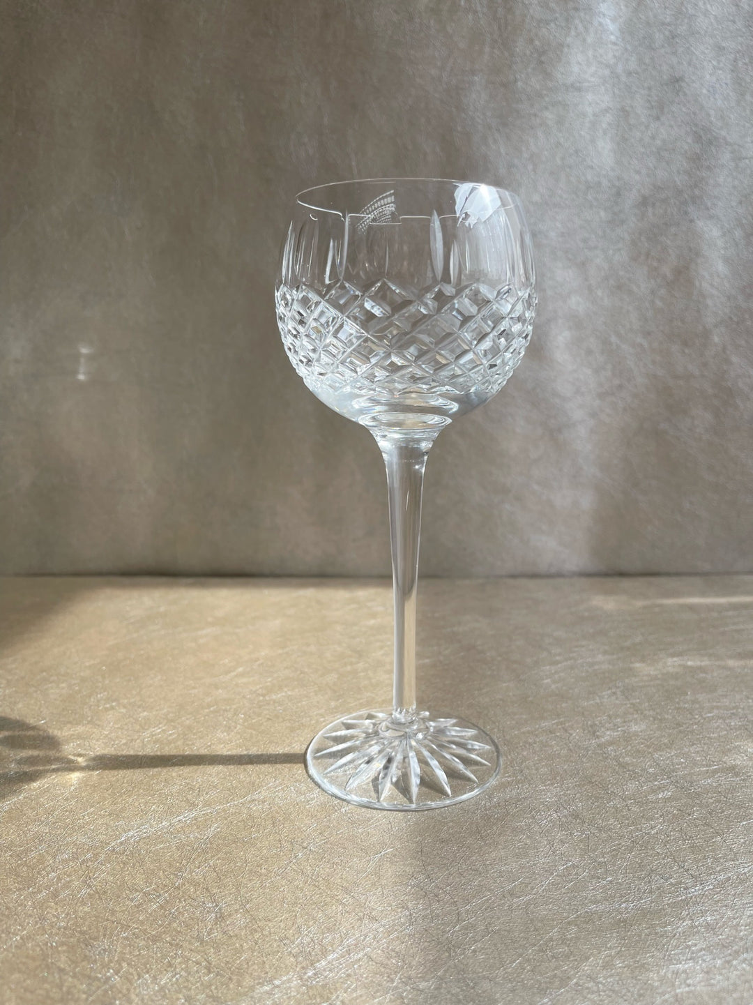 Cut Crystal Wine Goblets