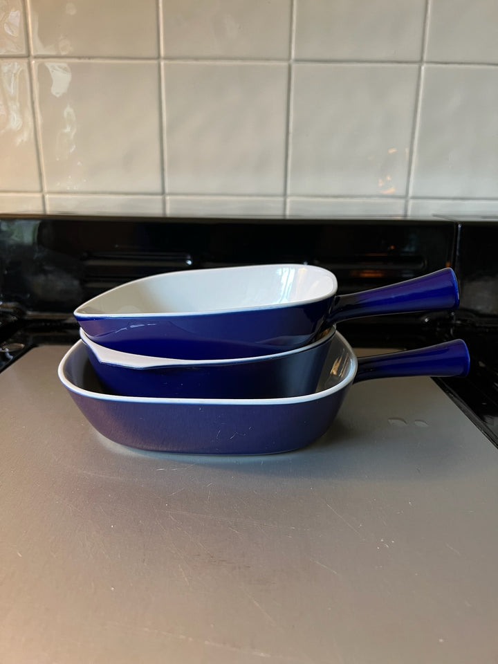 Dan-Ild Porcelain Baking Blue Pan Set