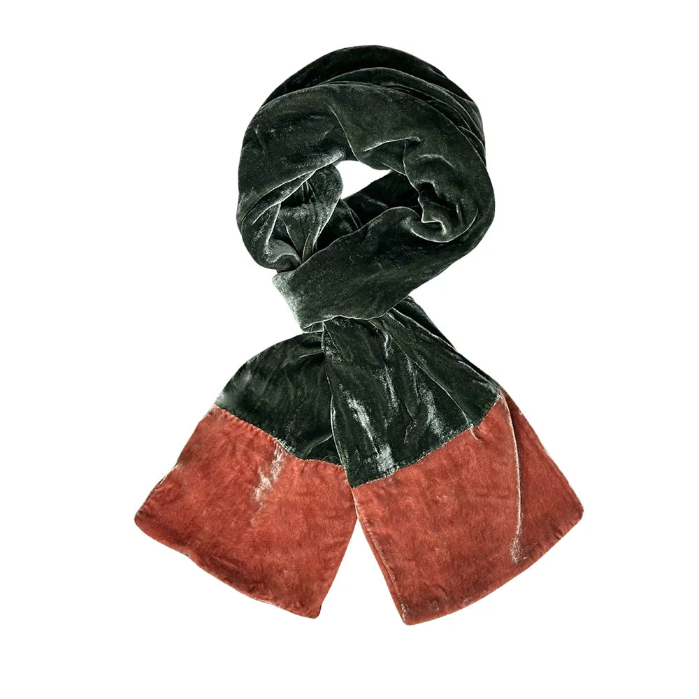 Velvet Two Tone Scarf