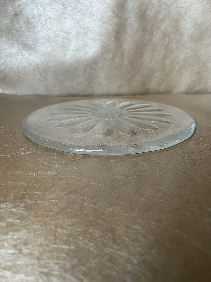 Dartington Daisy Glass Plaque