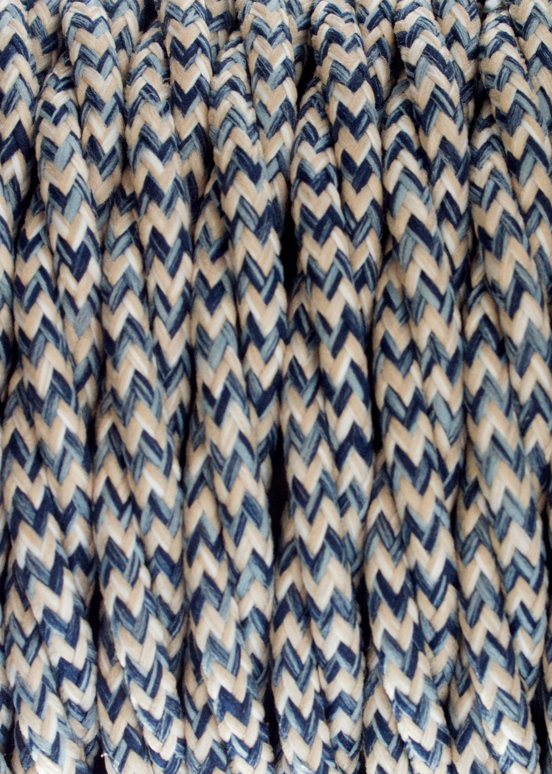Denim Chevron - Lola's Leads Fabric Extension Cable