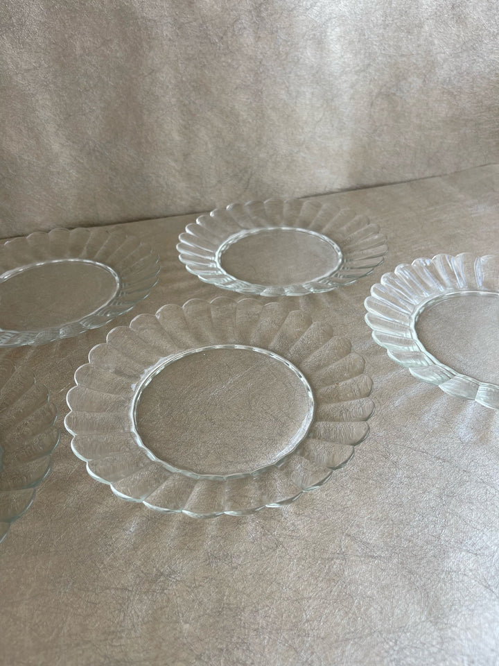 Duralex Lesieur Daisy Glass Plates