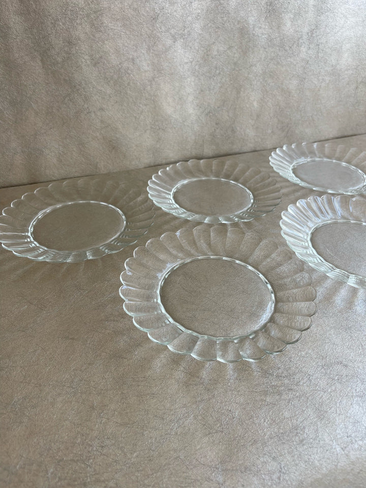 Duralex Lesieur Daisy Glass Plates