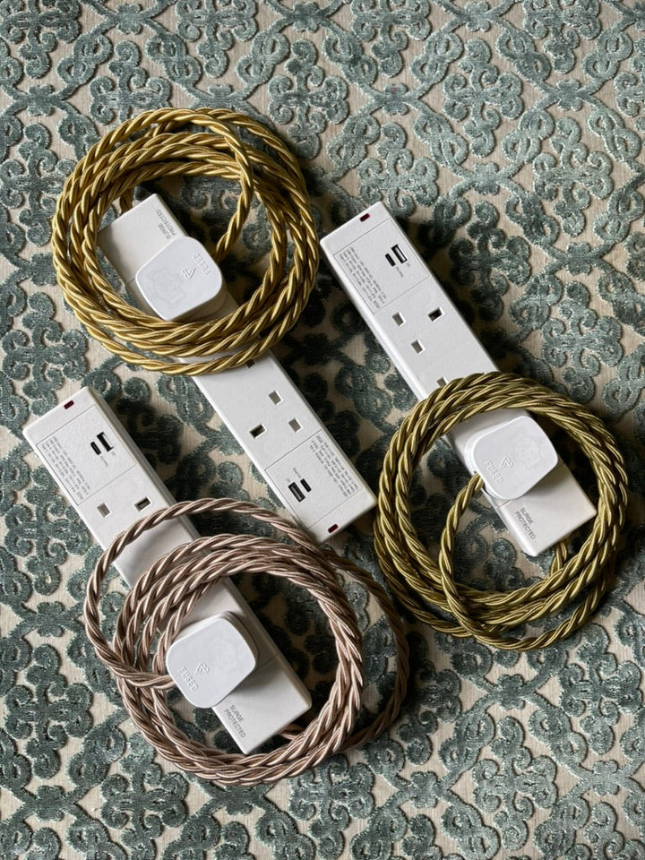 USB A+C White 3 Gang - Lola&