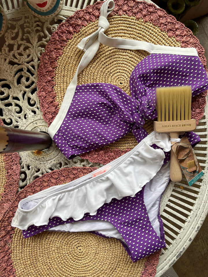 Pistol Panties Purple Dotted Bikini