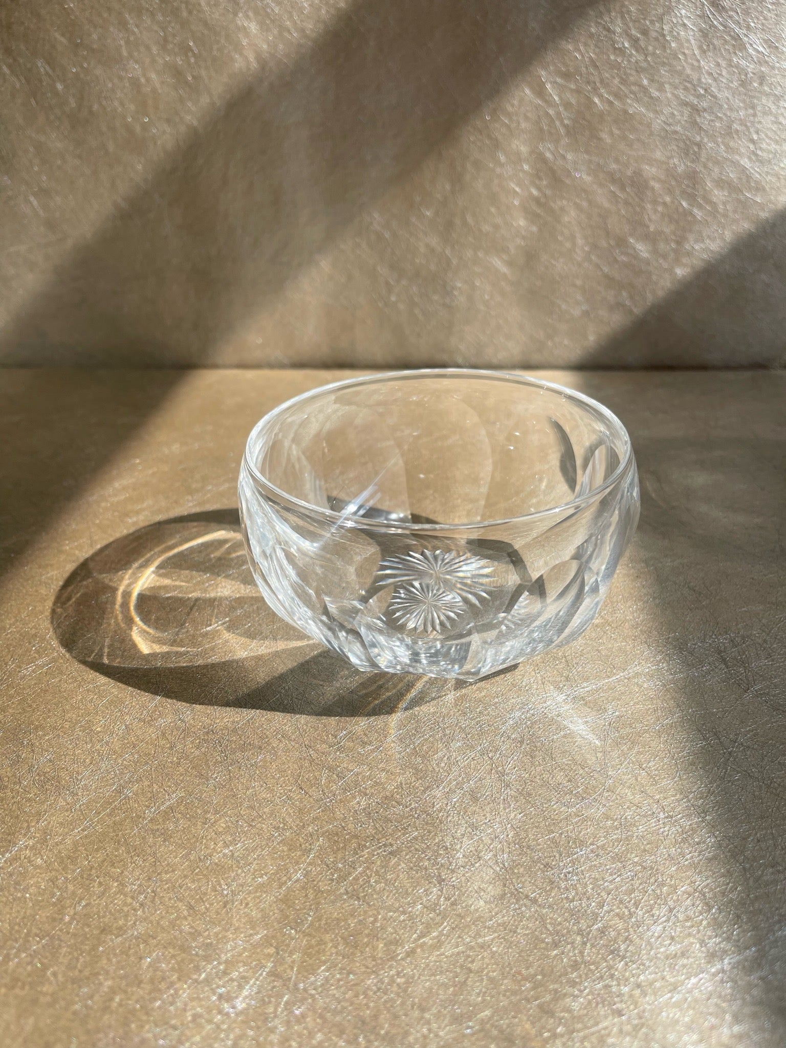 19th Century Cut Crystal Finger Bowls Set of Eight