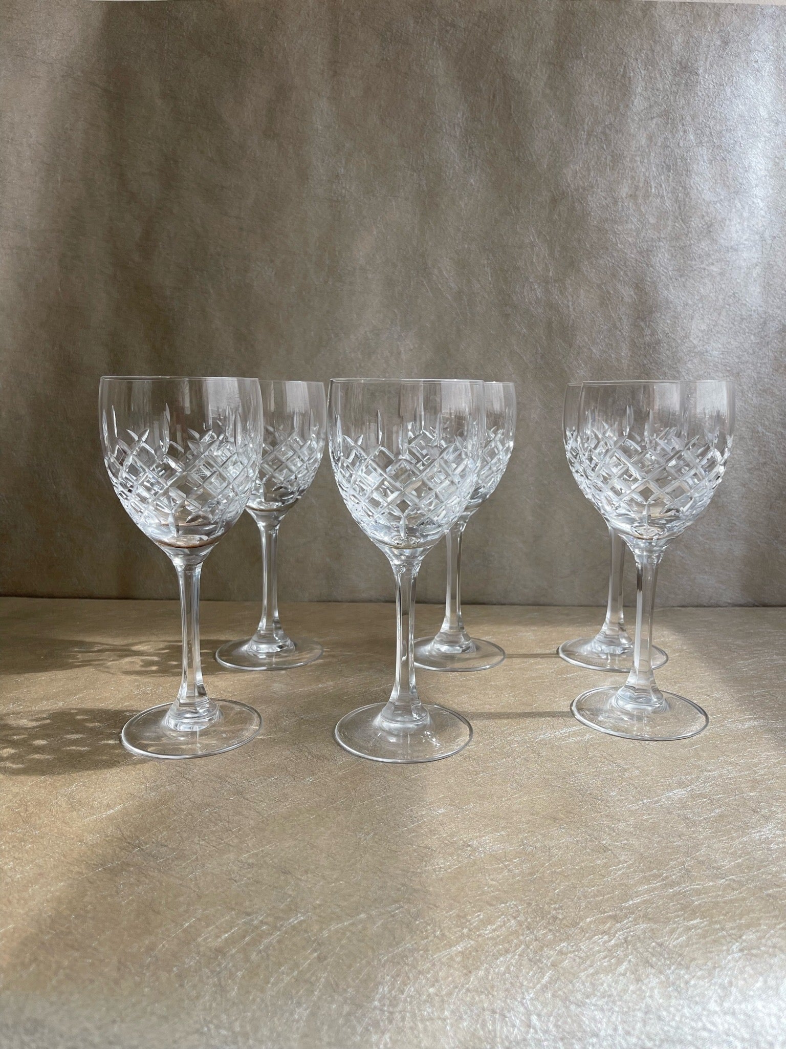 Edinburgh Crystal White Wine Glasses