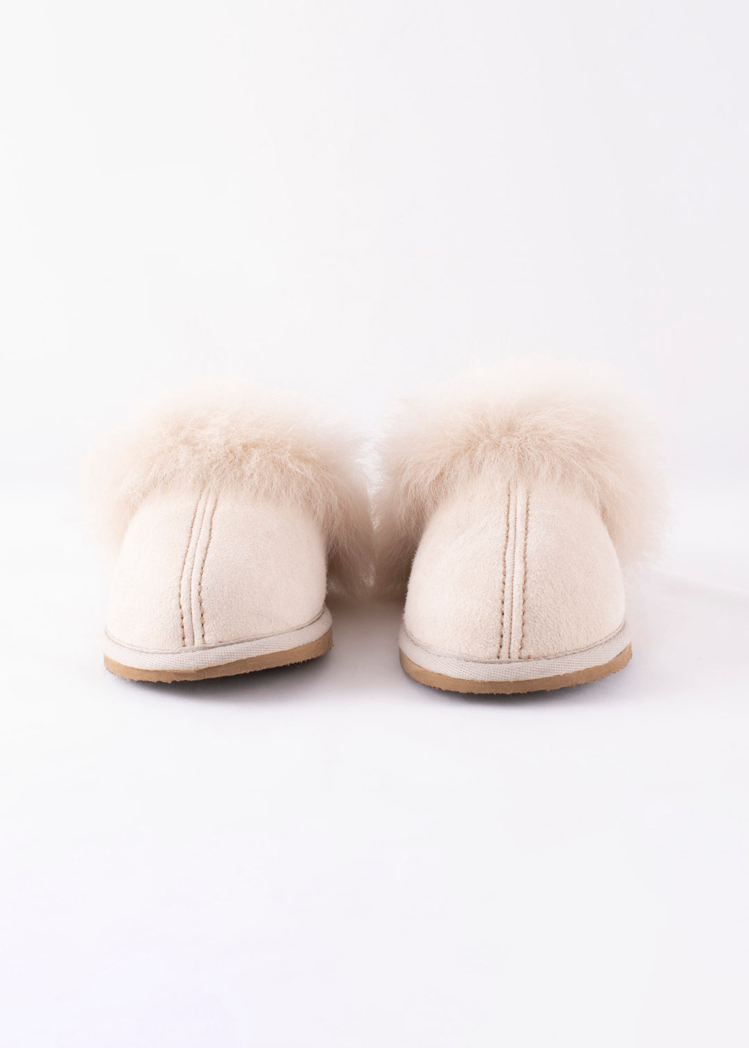 Evelina Sheepskin Slip On Slippers - Honey