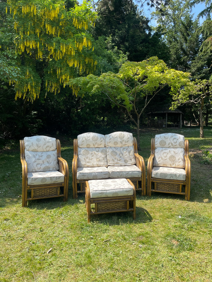 Rattan Sofa Set of Four