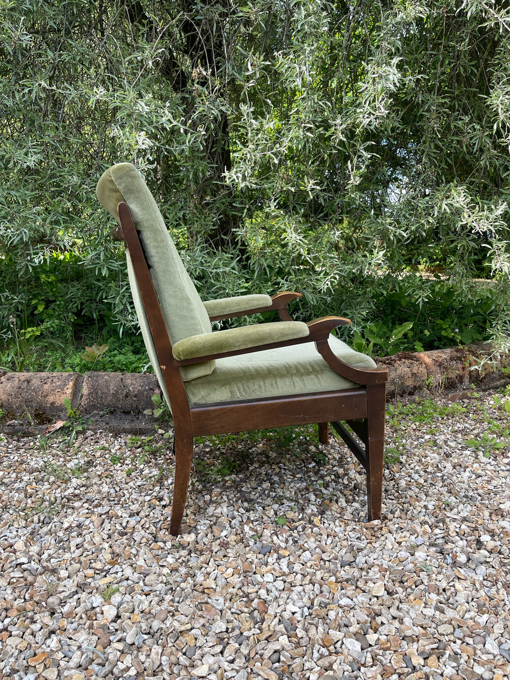 Green Velvet Chair