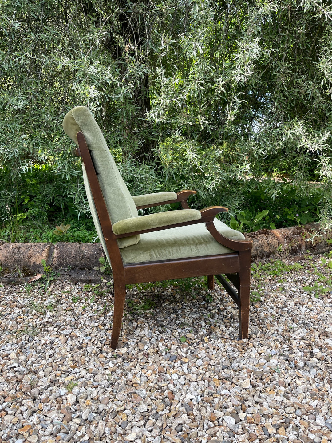 Green Velvet Chair
