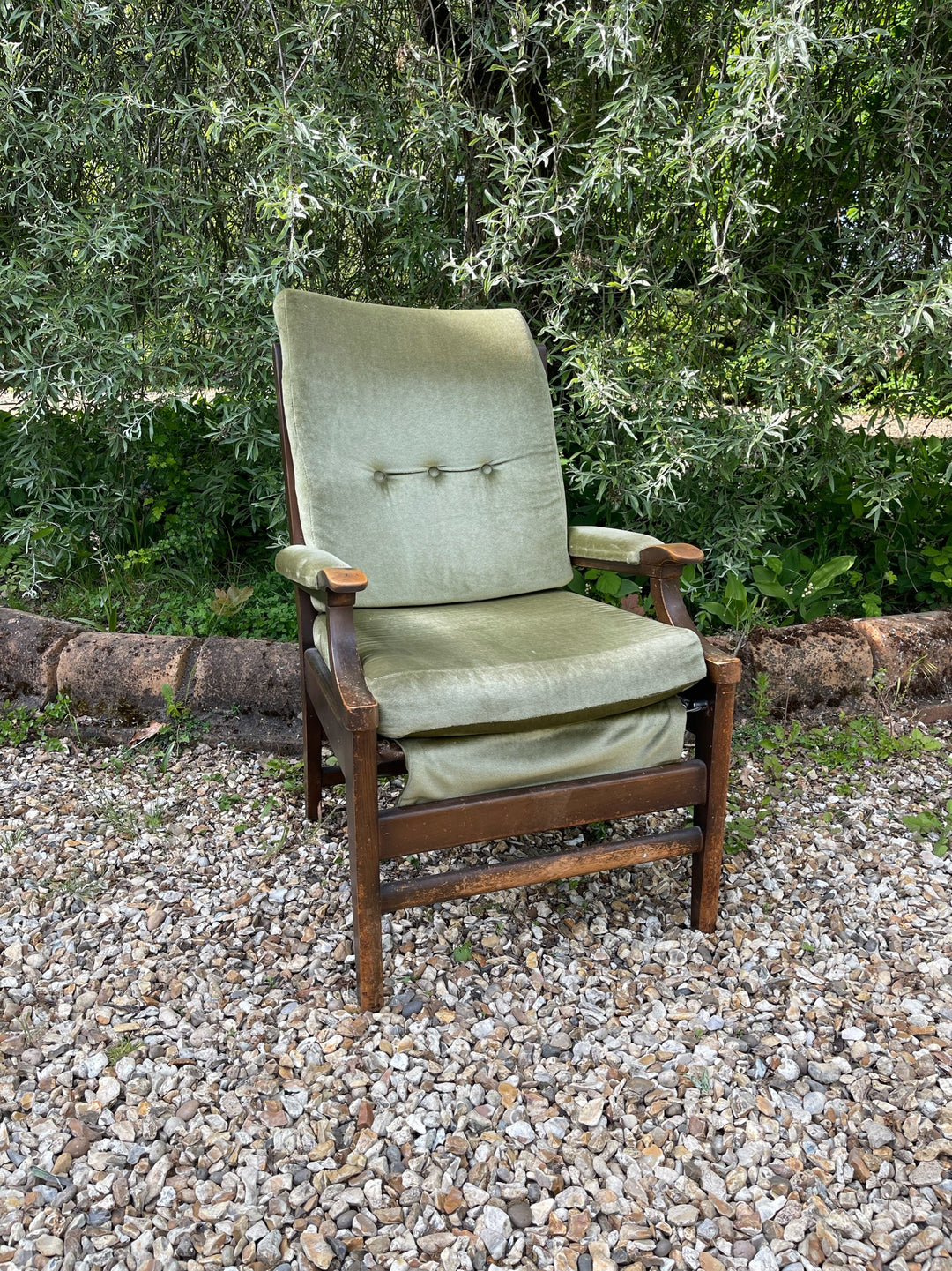 Green Velvet Chair
