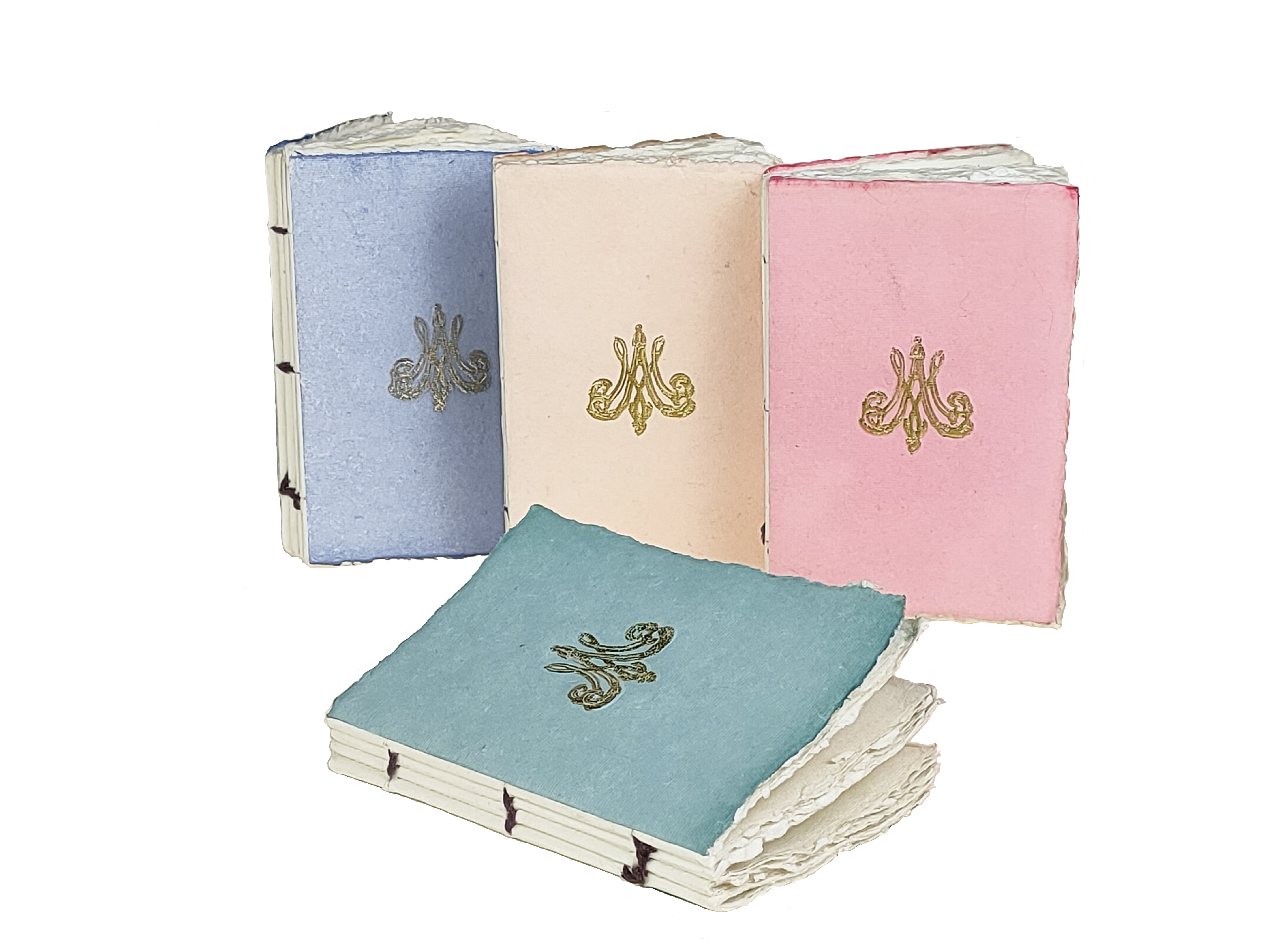 Marie-Antoinette Gold Monogram Parchment Paper Notebook