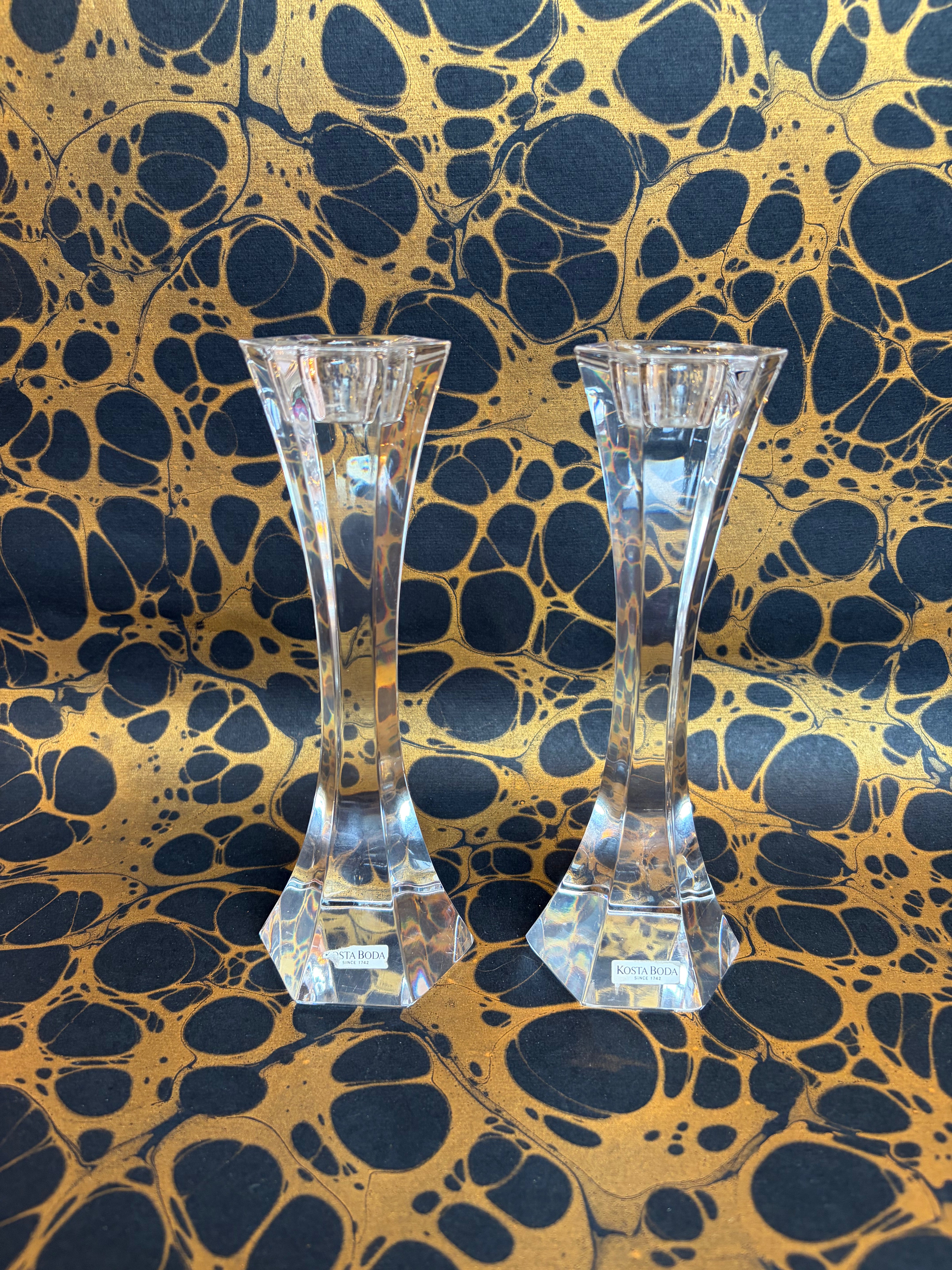 Crystal Kosta Boda Candlestick 