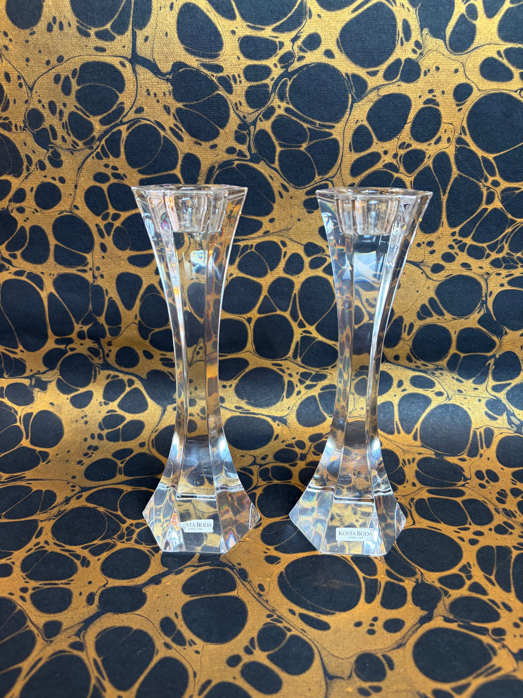 Crystal Kosta Boda Candlestick 