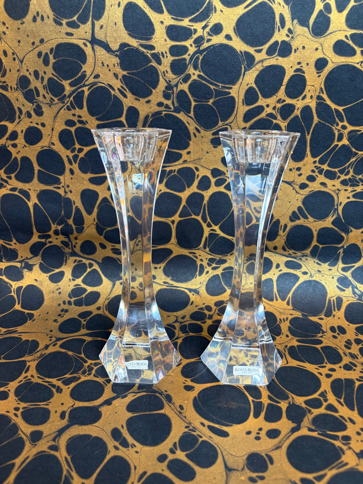 Crystal Kosta Boda Candlestick 