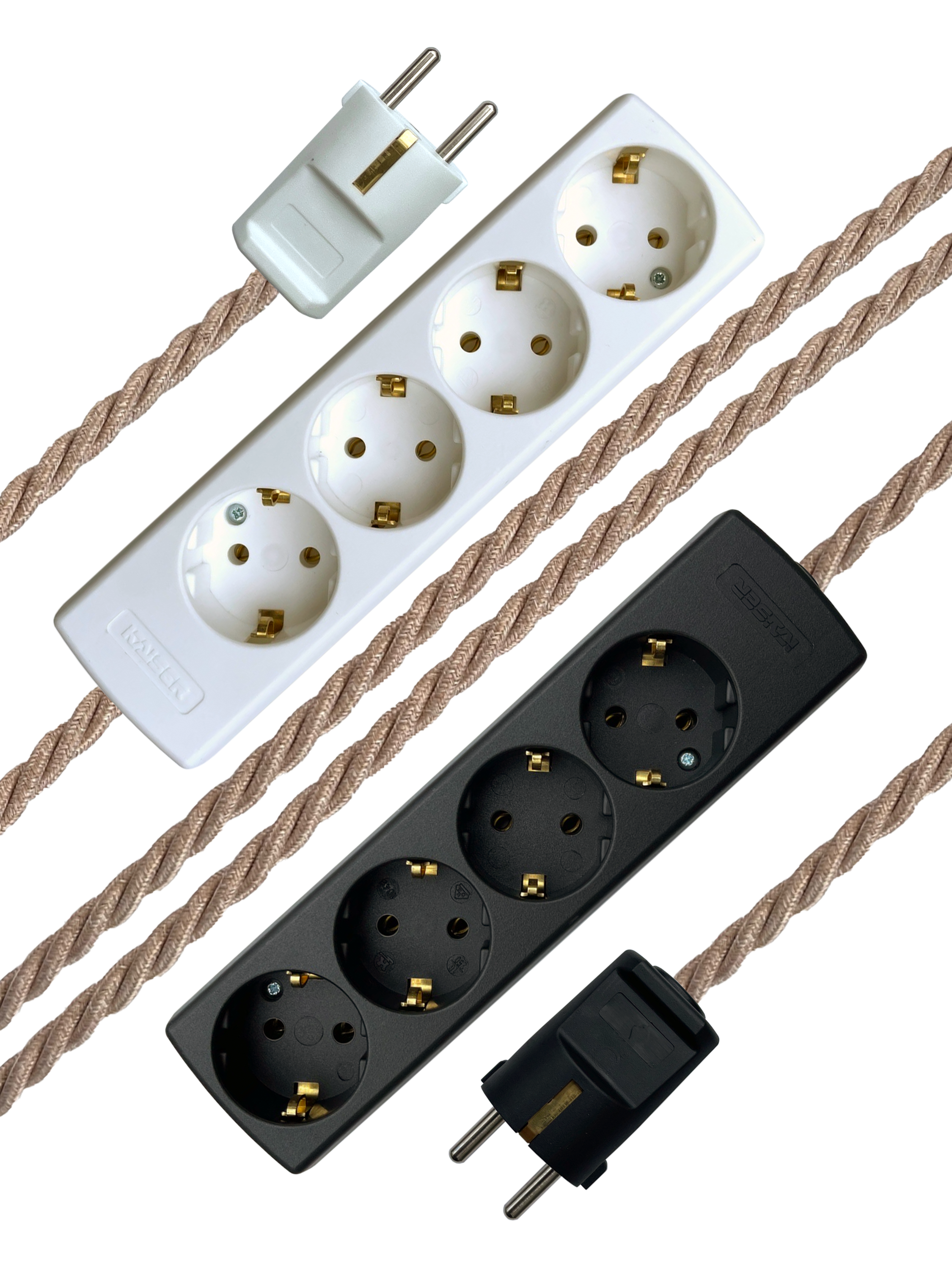 Pebble - Lola's Leads EU Fabric Extension Cable