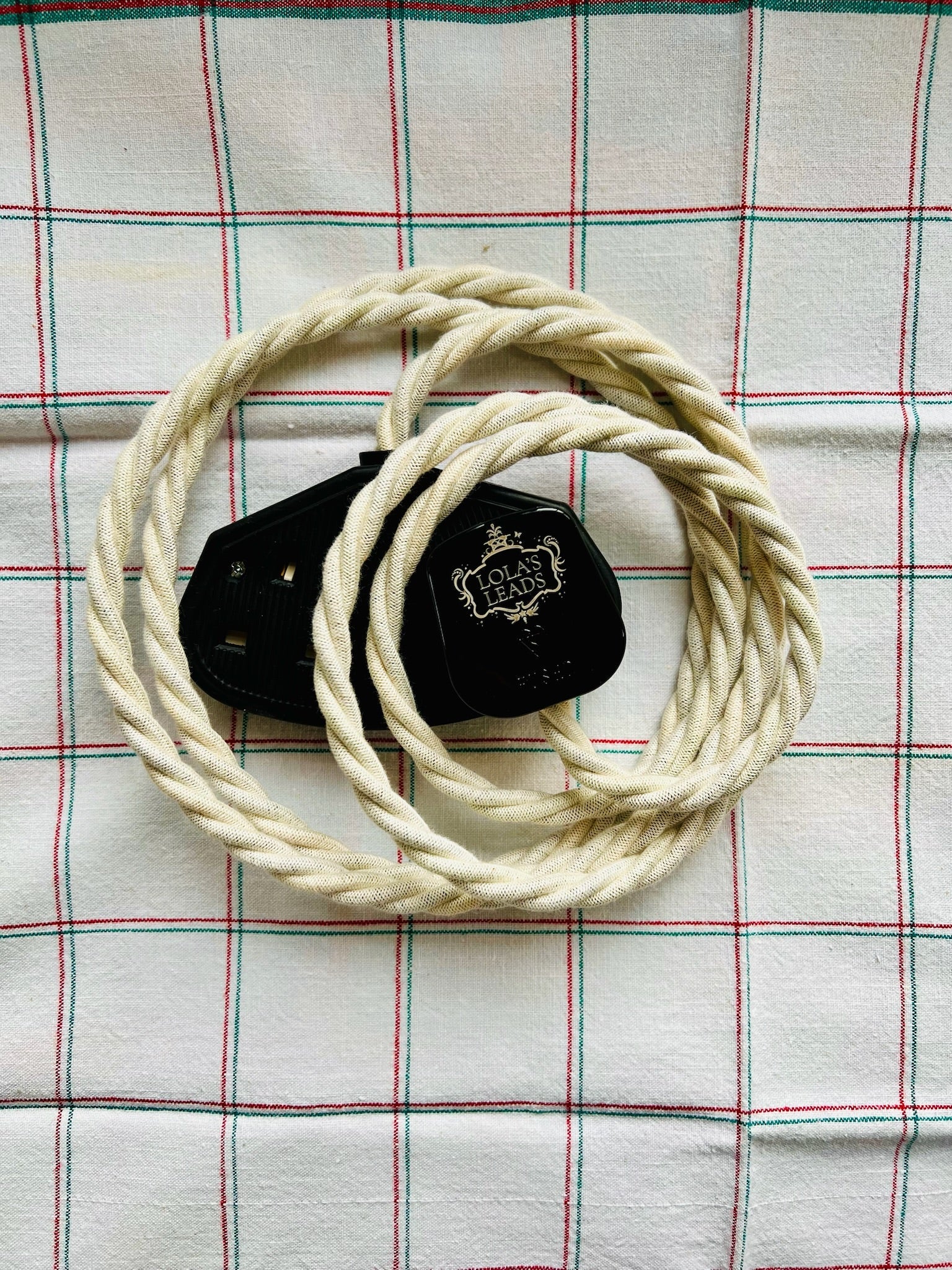 Porridge - Lola's Leads Fabric Extension Cable