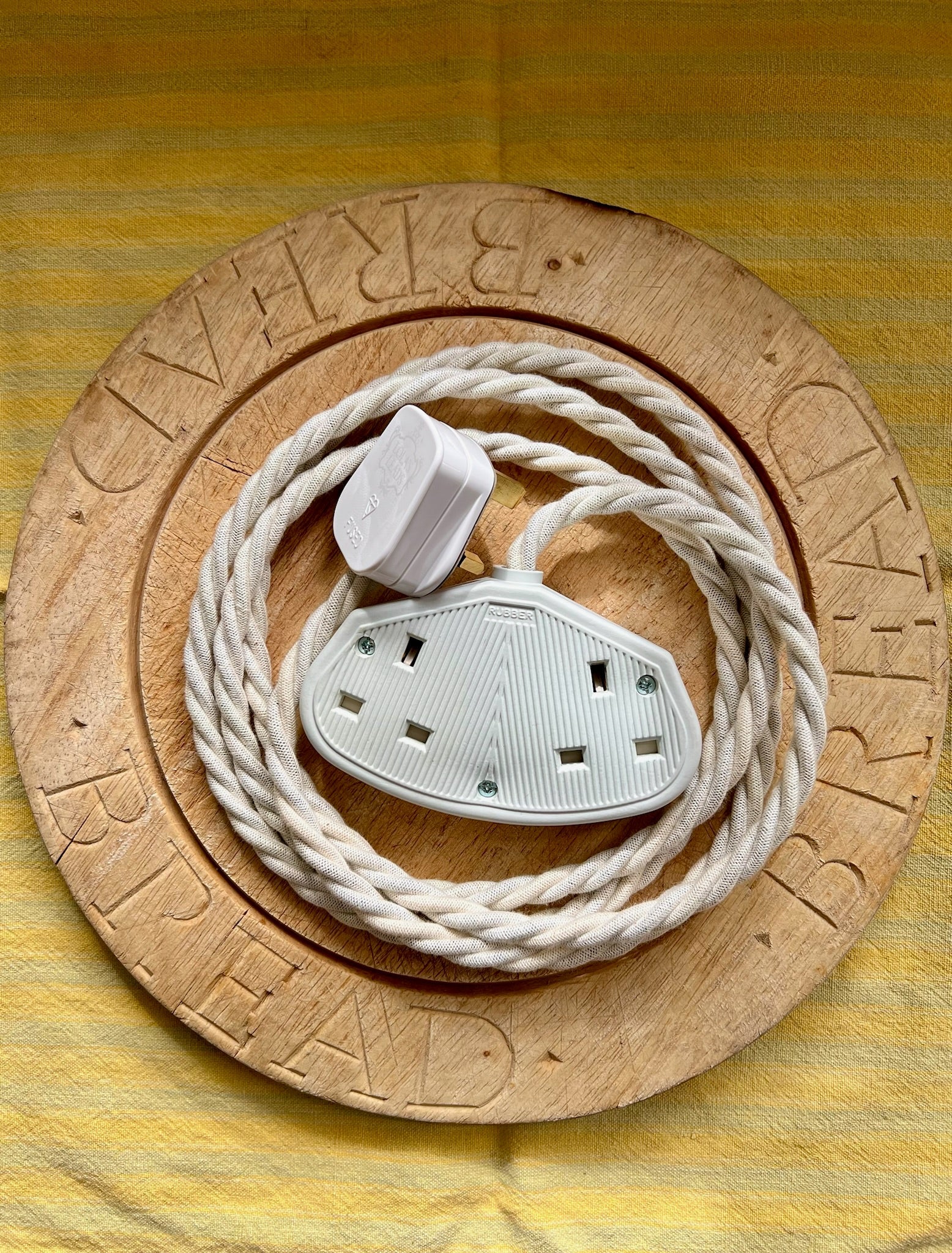 Porridge - Lola's Leads Fabric Extension Cable