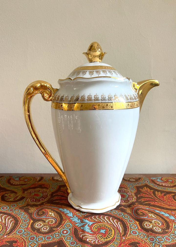 Limoges B.R France Golden Tea Service