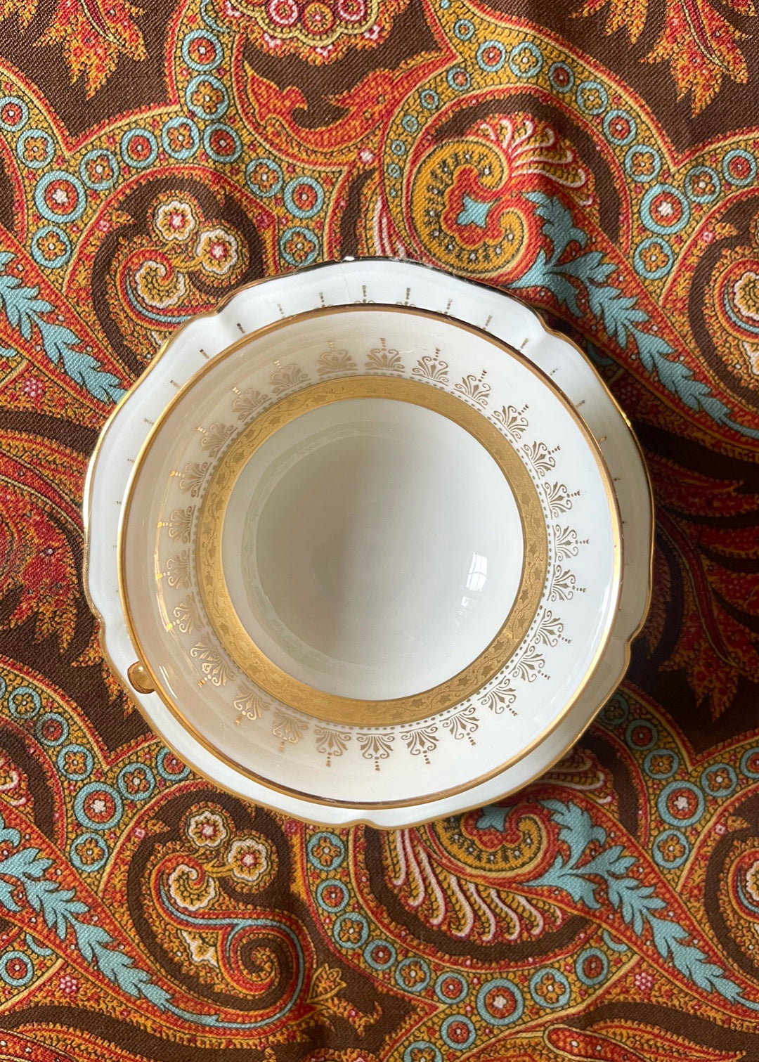 Limoges B.R France Golden Tea Service
