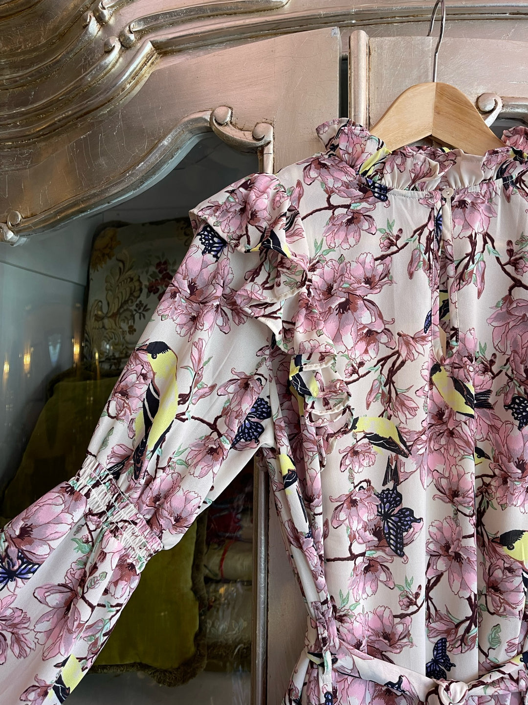 Lolly’s Laundry Bird Print Maxi Dress