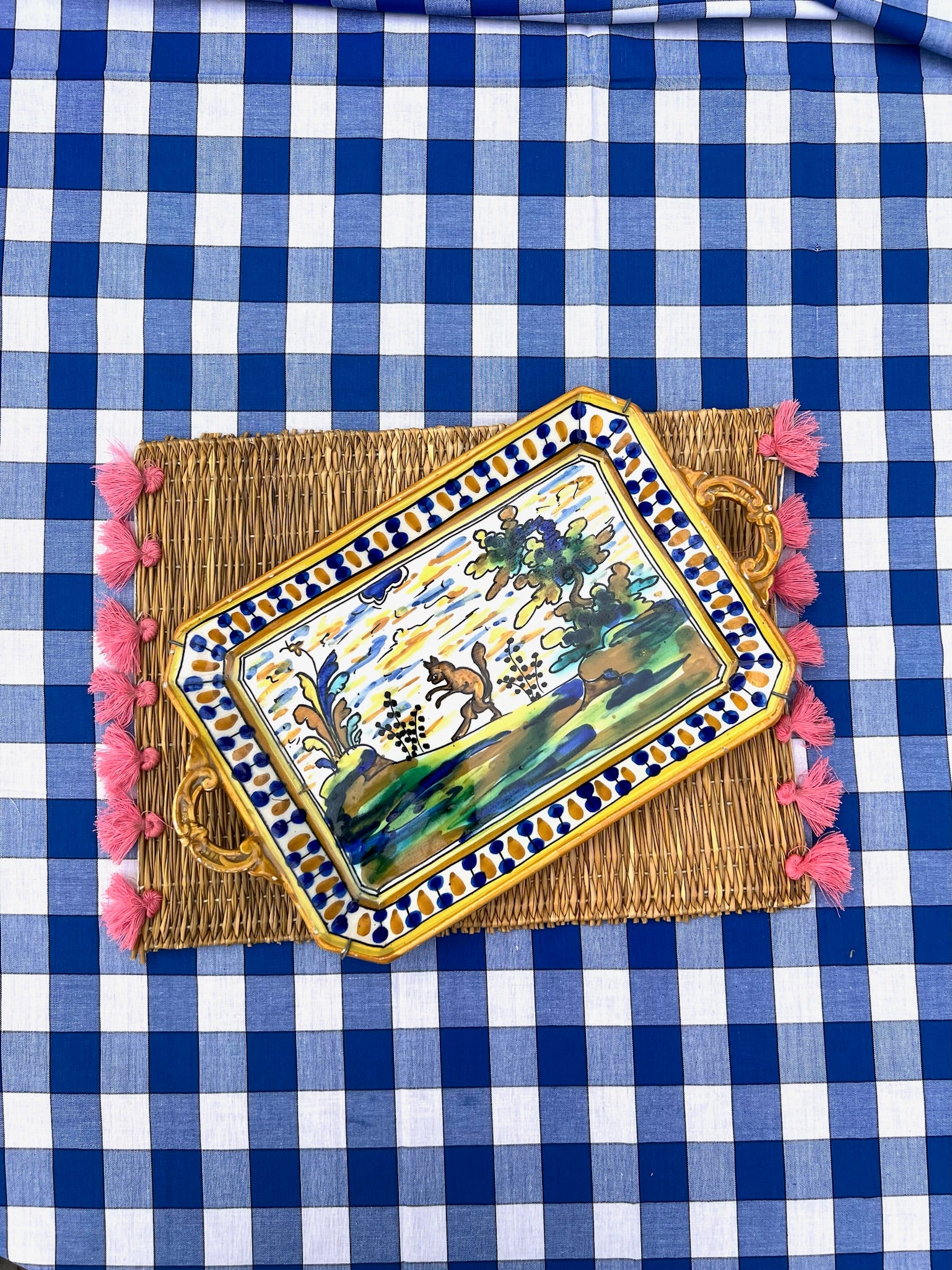Mediterranean Ceramic Tray